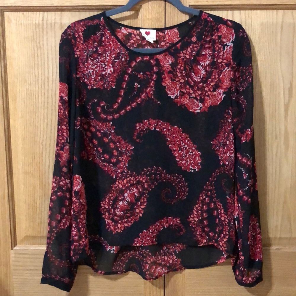 XS Sheer Blouse